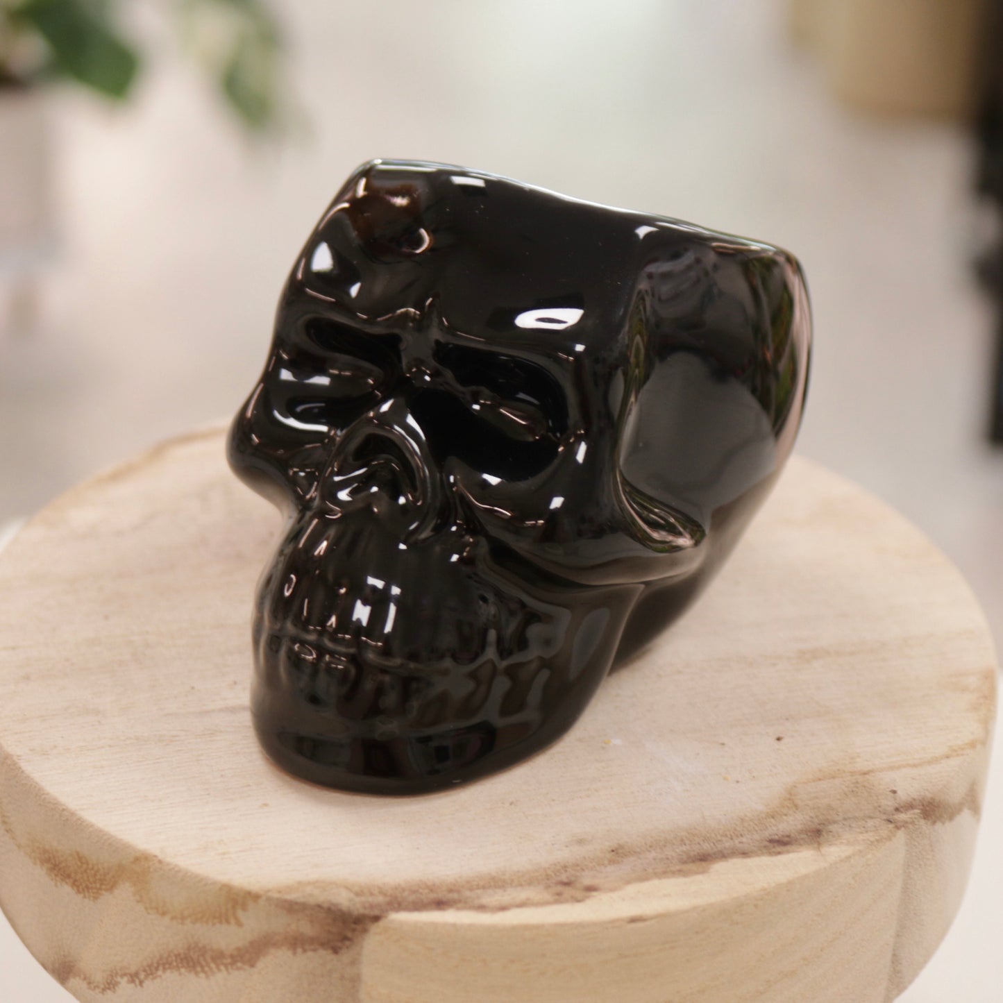 Ceramic Skull Planter