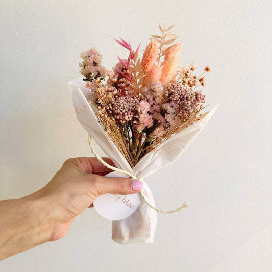 Ombre Dried Flower Mini Bouquet