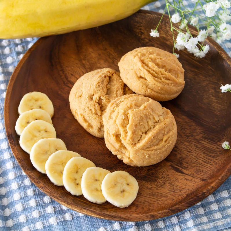 Apple Banana Shortbread Cookies