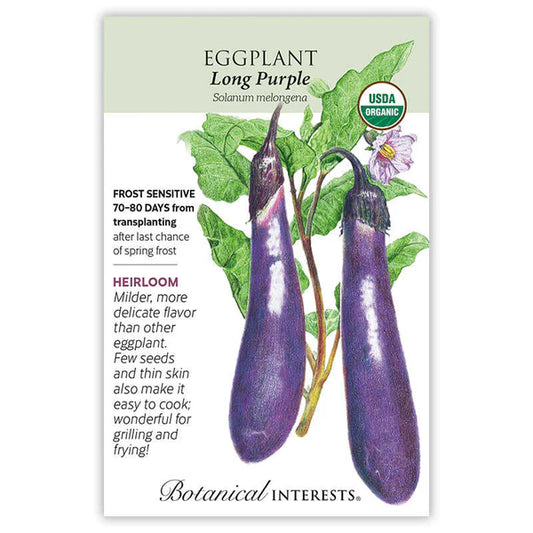 Eggplant seeds, "Long Purple"