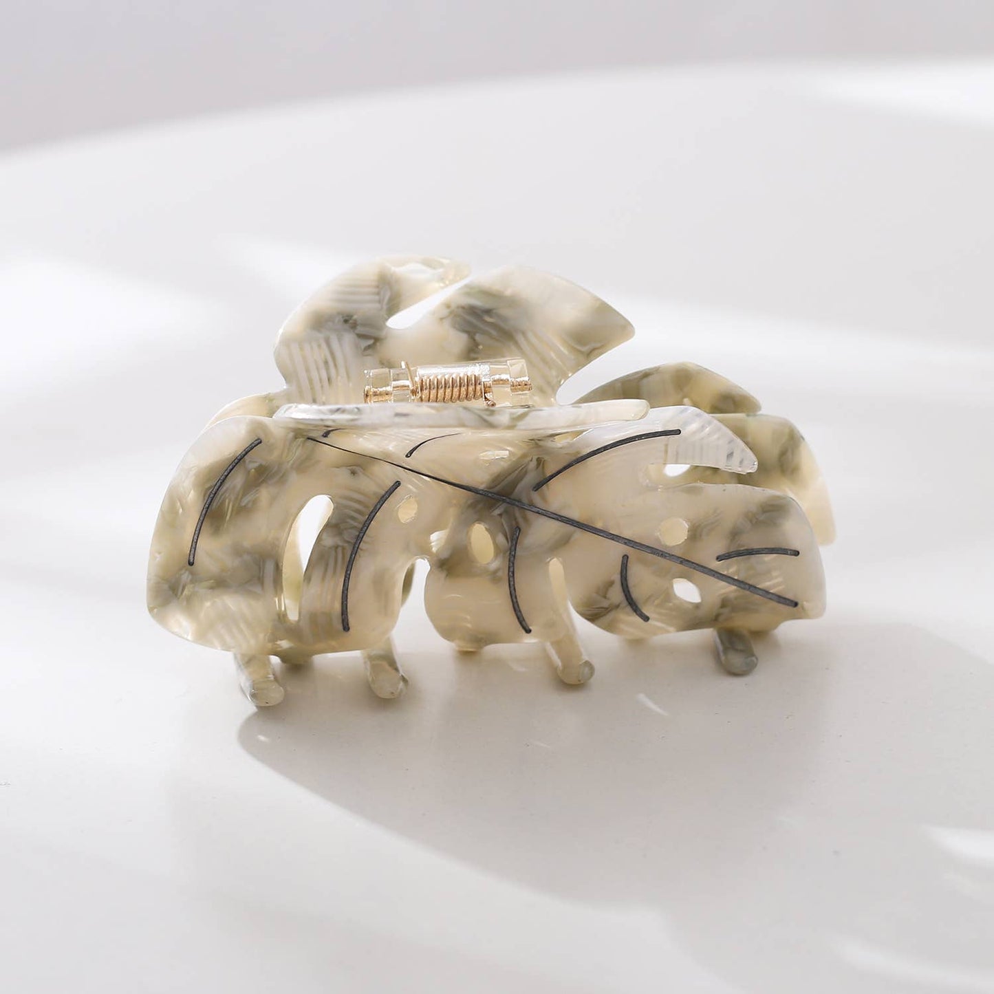 Monstera Leaf Claw Clip