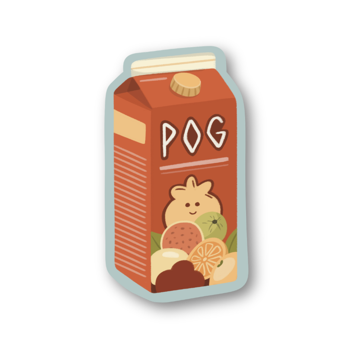 Pog Carton Sticker