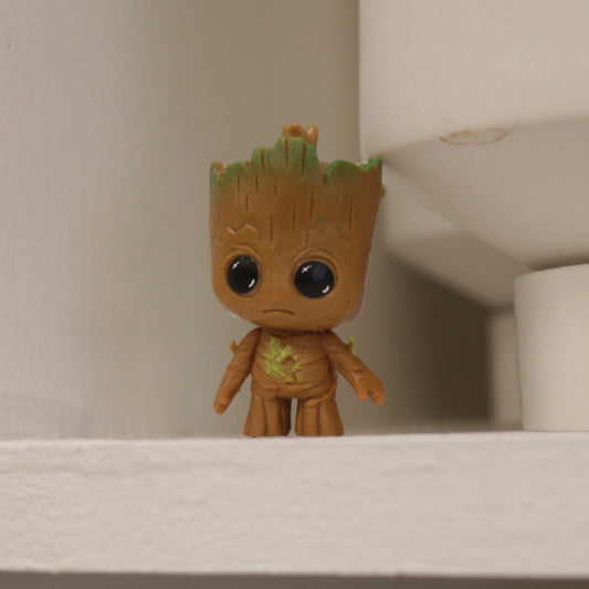 Miniature Sitting Groot Figurine