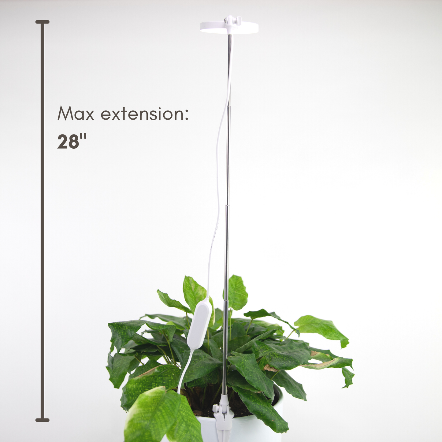 28" Adjustable LED Plant Light Grow Clip Lamp for Houseplant