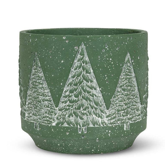 Snowy Trees Planters