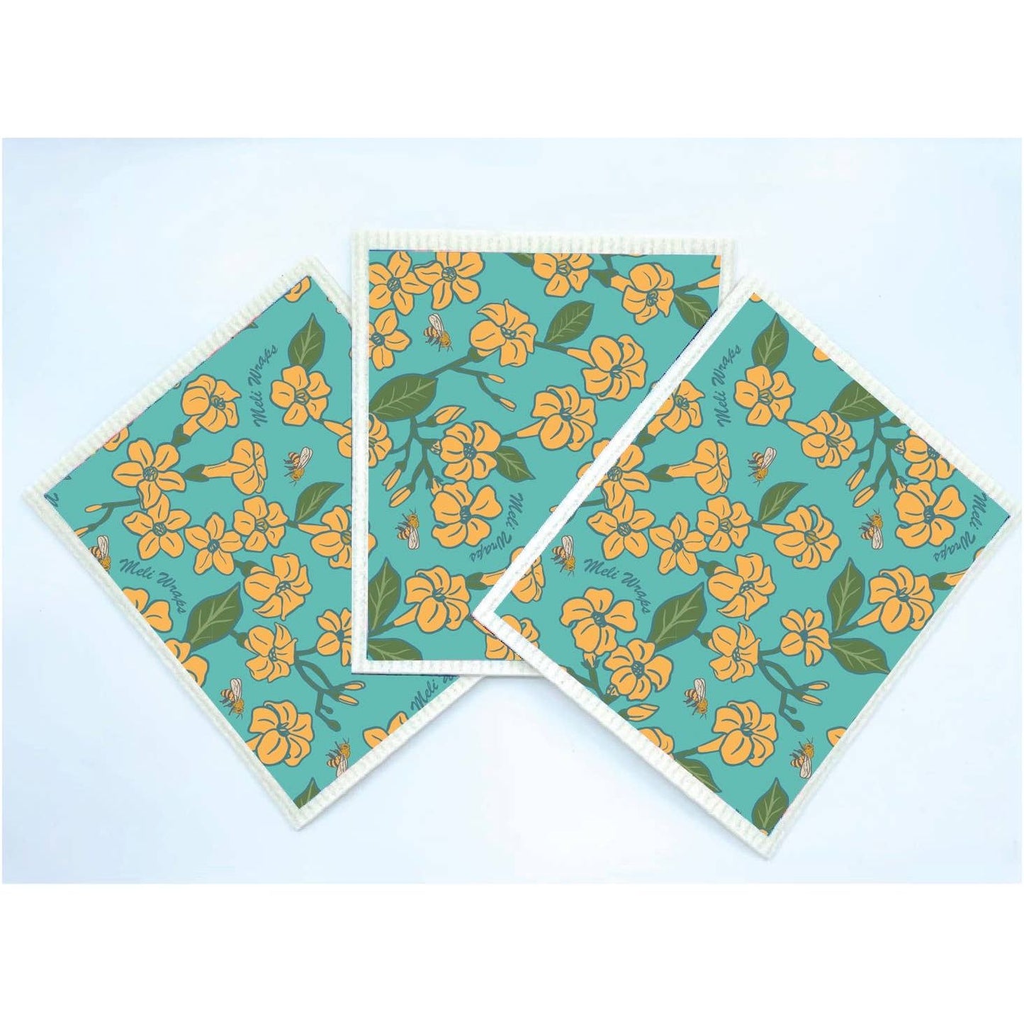 Puakenikeni & Bees Dishcloth (Set of 3)