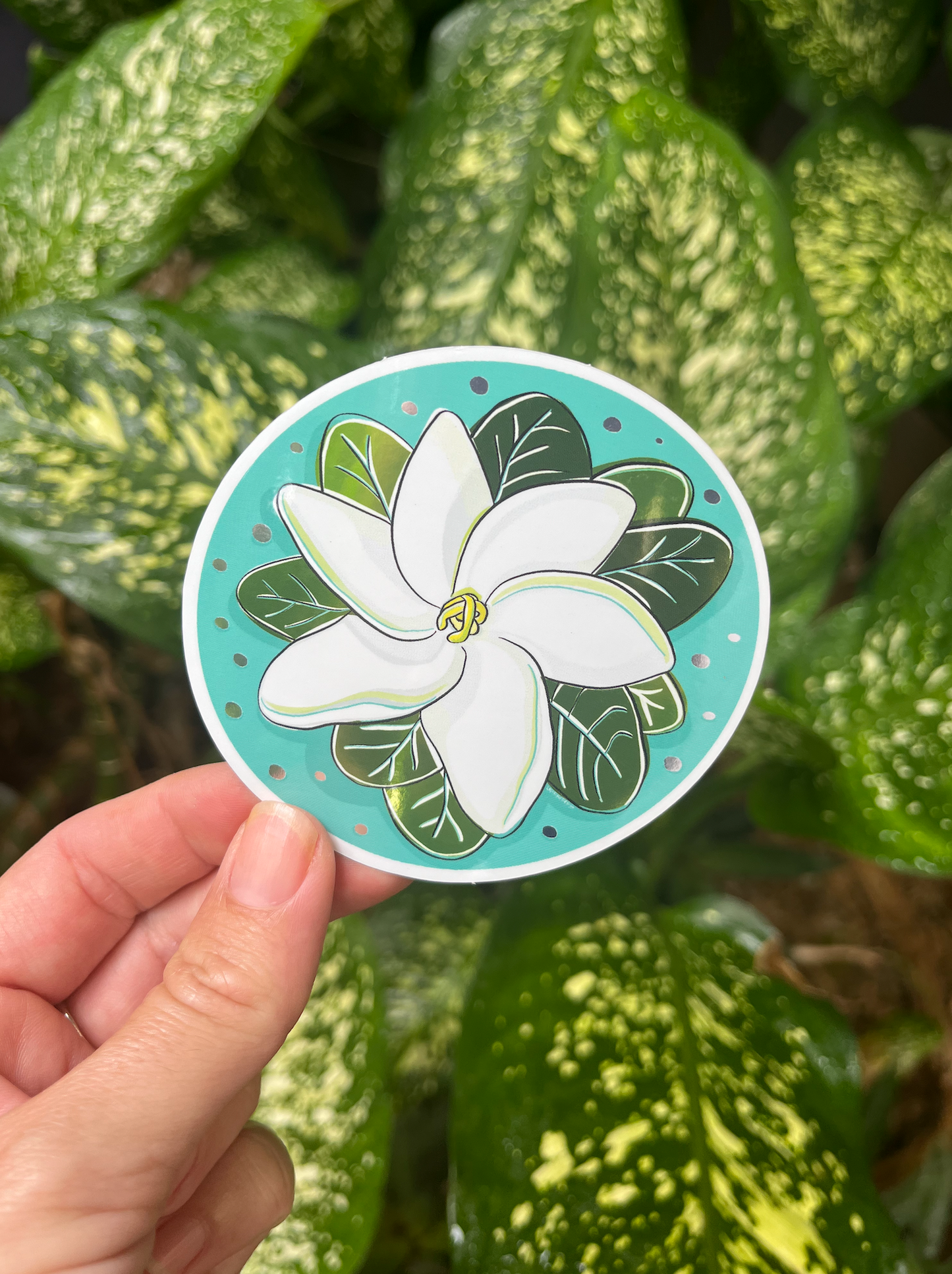 Gardenia Sticker