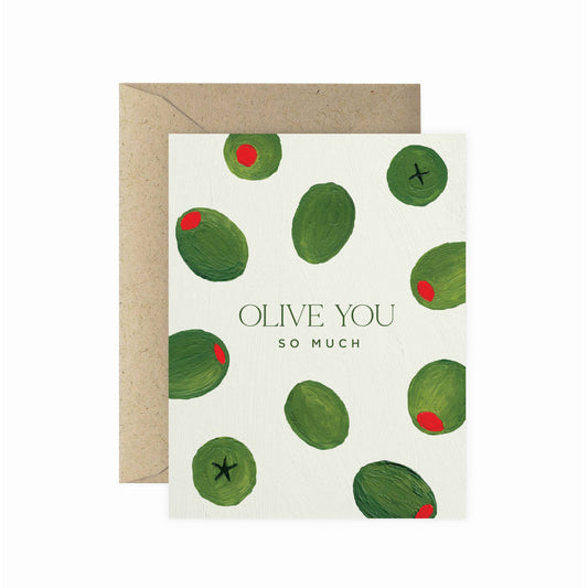 Olive You Love Greeting Card