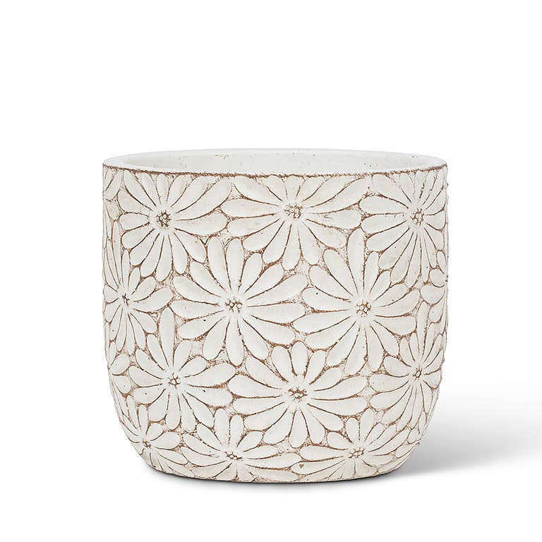 Daisy Round Planter-4.5" H