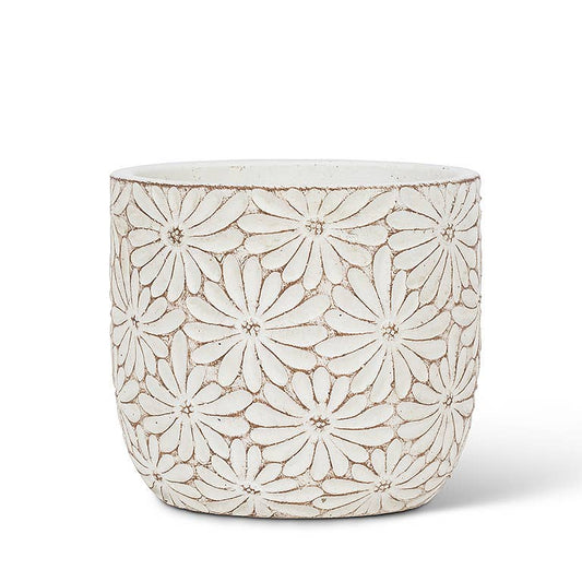 Daisy Round Planter-4.5" H