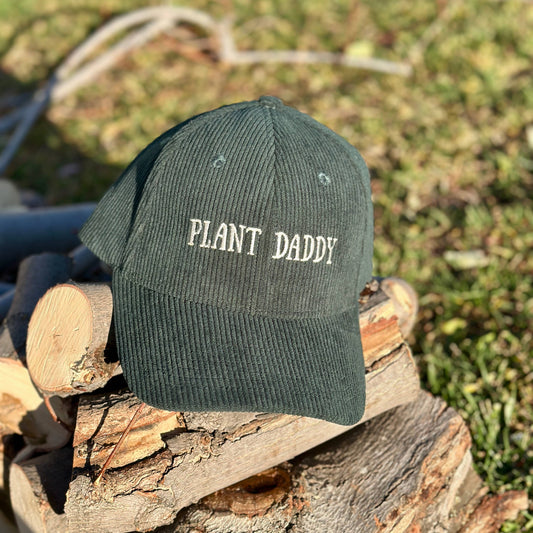 Corduroy Green Plant Daddy Hat
