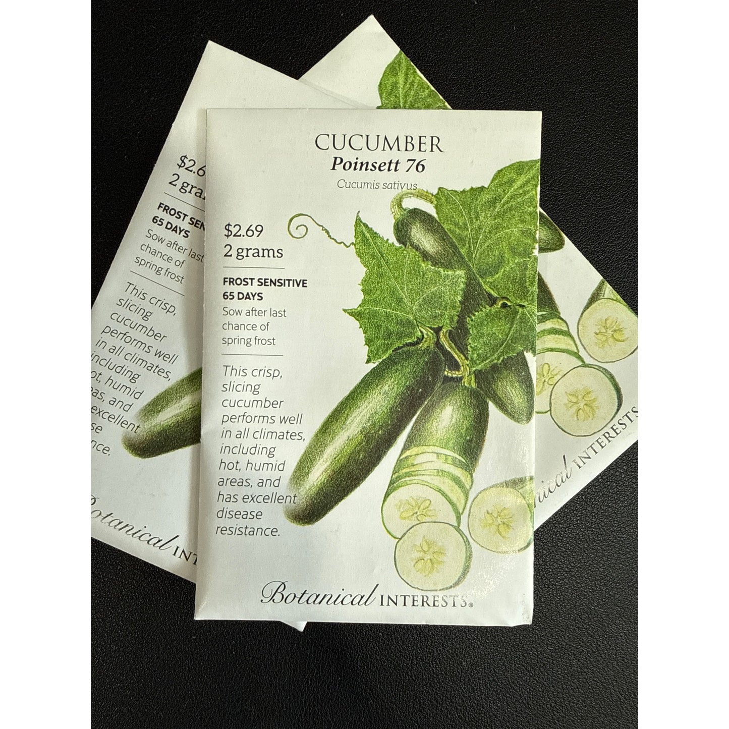 Cucumber seeds, "Poinsett 76"