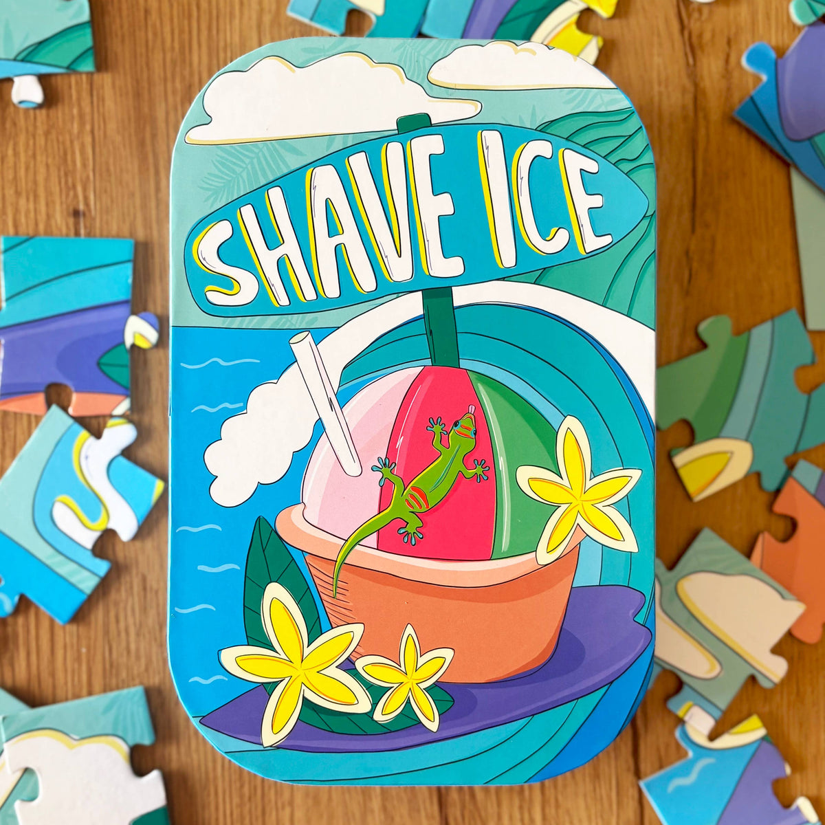 "Shave Ice" Puzzle for kids - 42 pieces