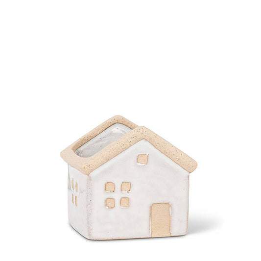 Mini House Planter-Gry-2.5" L