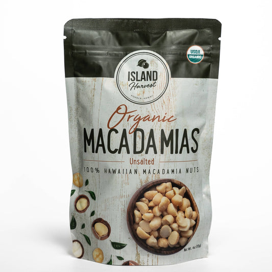 Organic Macadamias Unsalted (4oz)