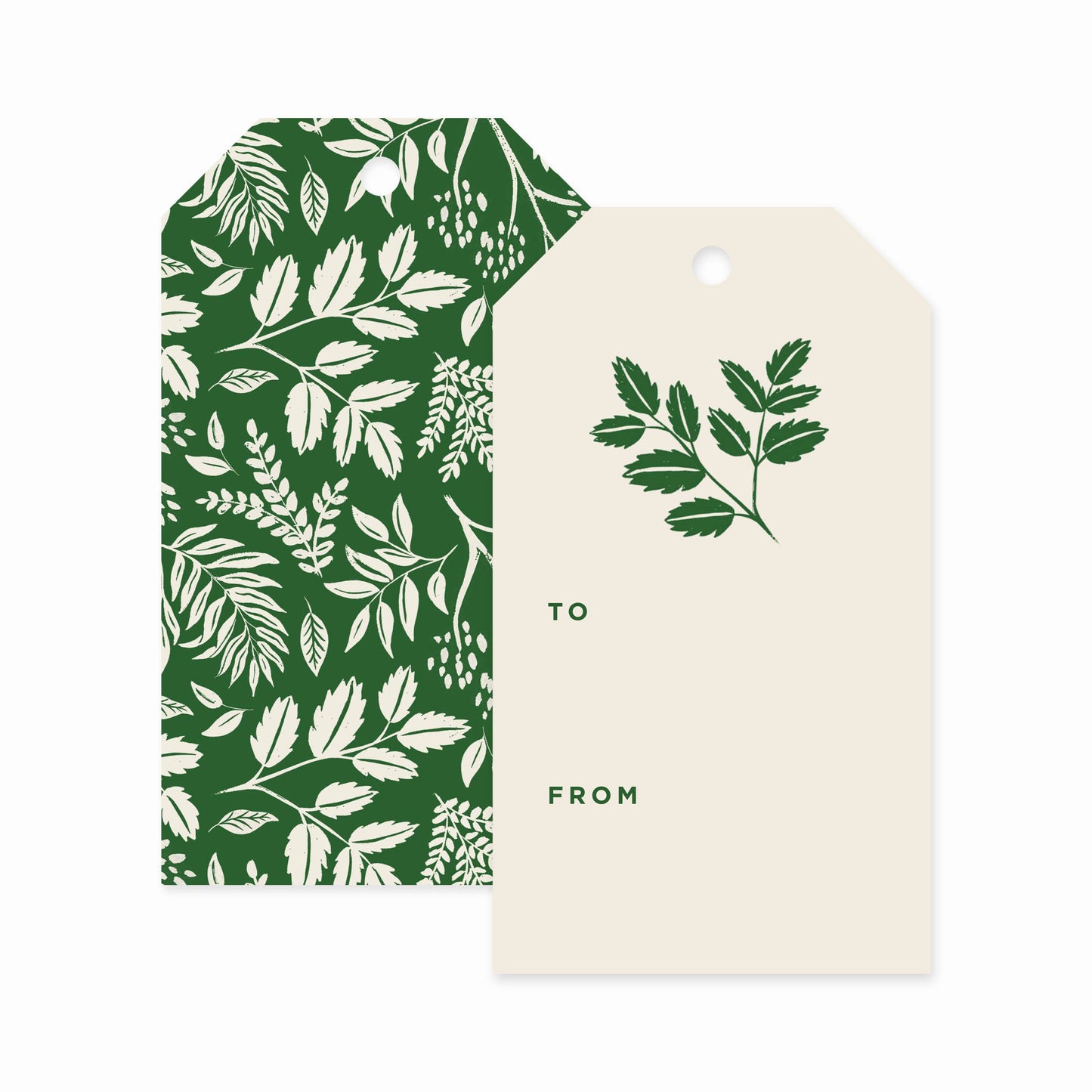 Christmas Vines Holiday Gift Tags