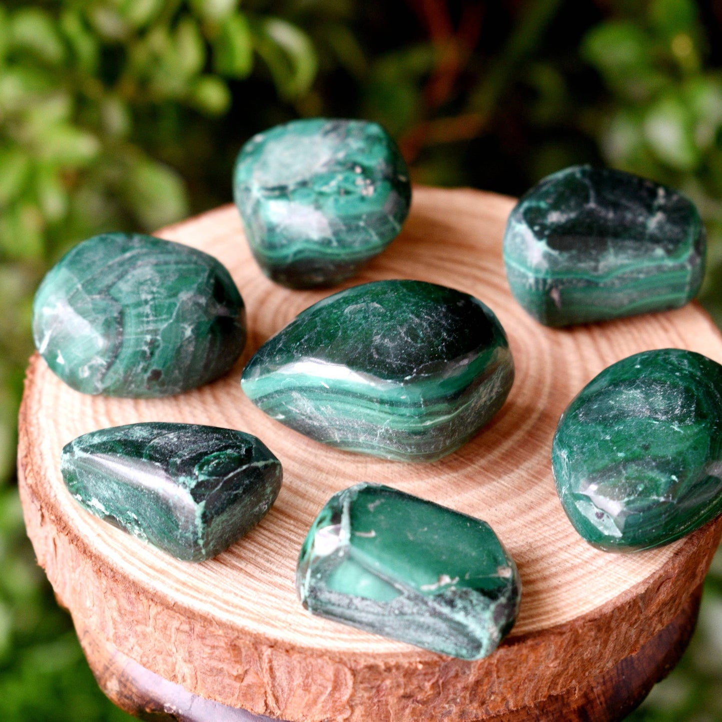 Malachite Tumbled Stones