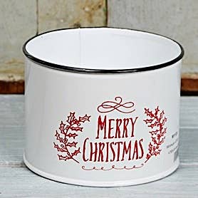 Round Bucket-Merry Xmas