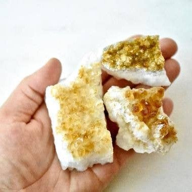 Citrine Druzy Crystal Clusters