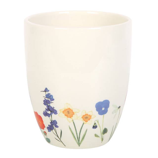 Wildflower Floral Ceramic Plant Pot