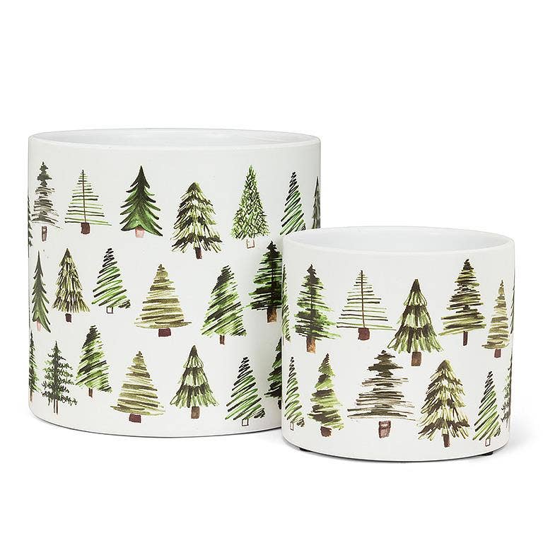 Green Tree Planter-6.5"D