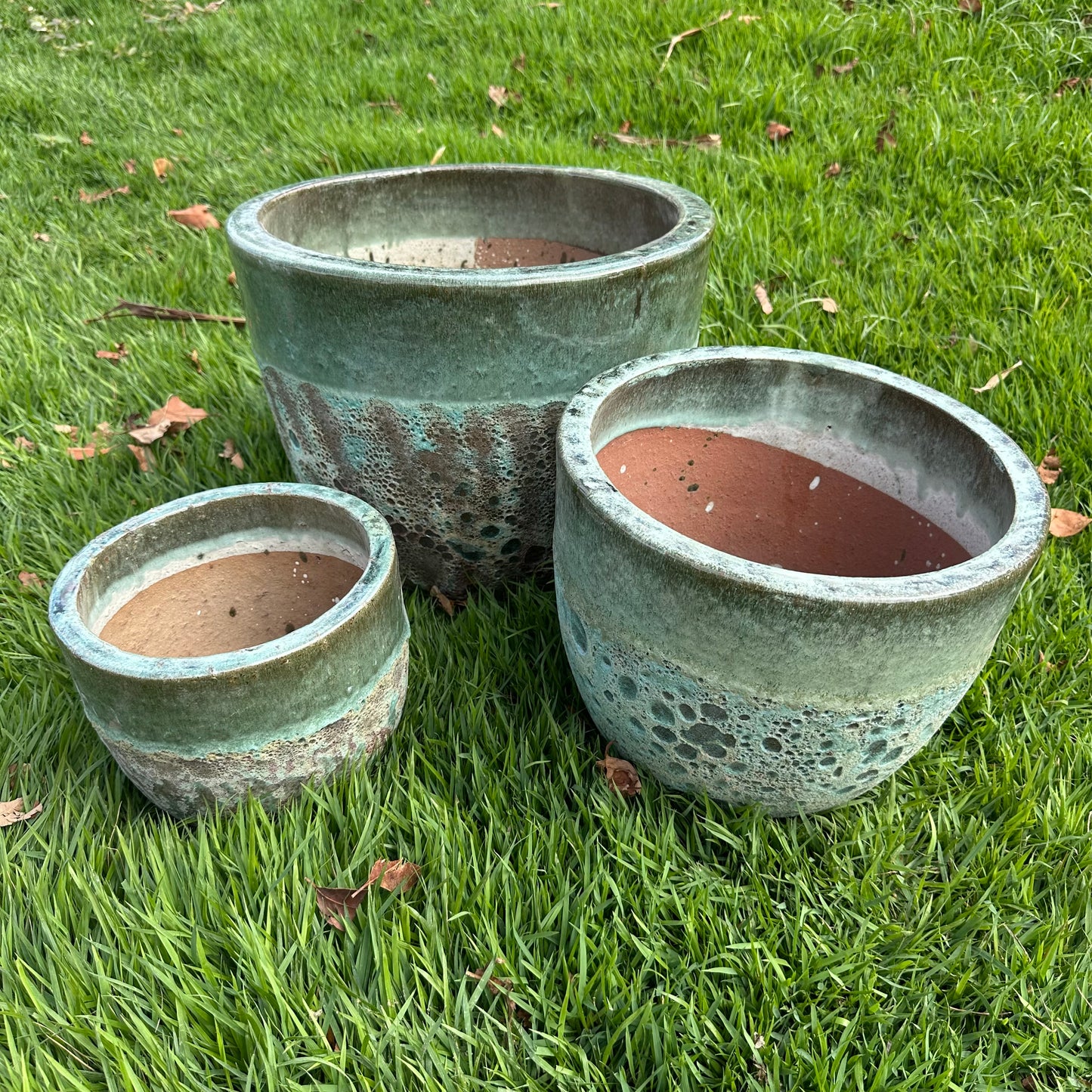 Green Coral Ceramic Planter