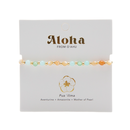 Oahu 4mm Hawaii Healing Bracelet