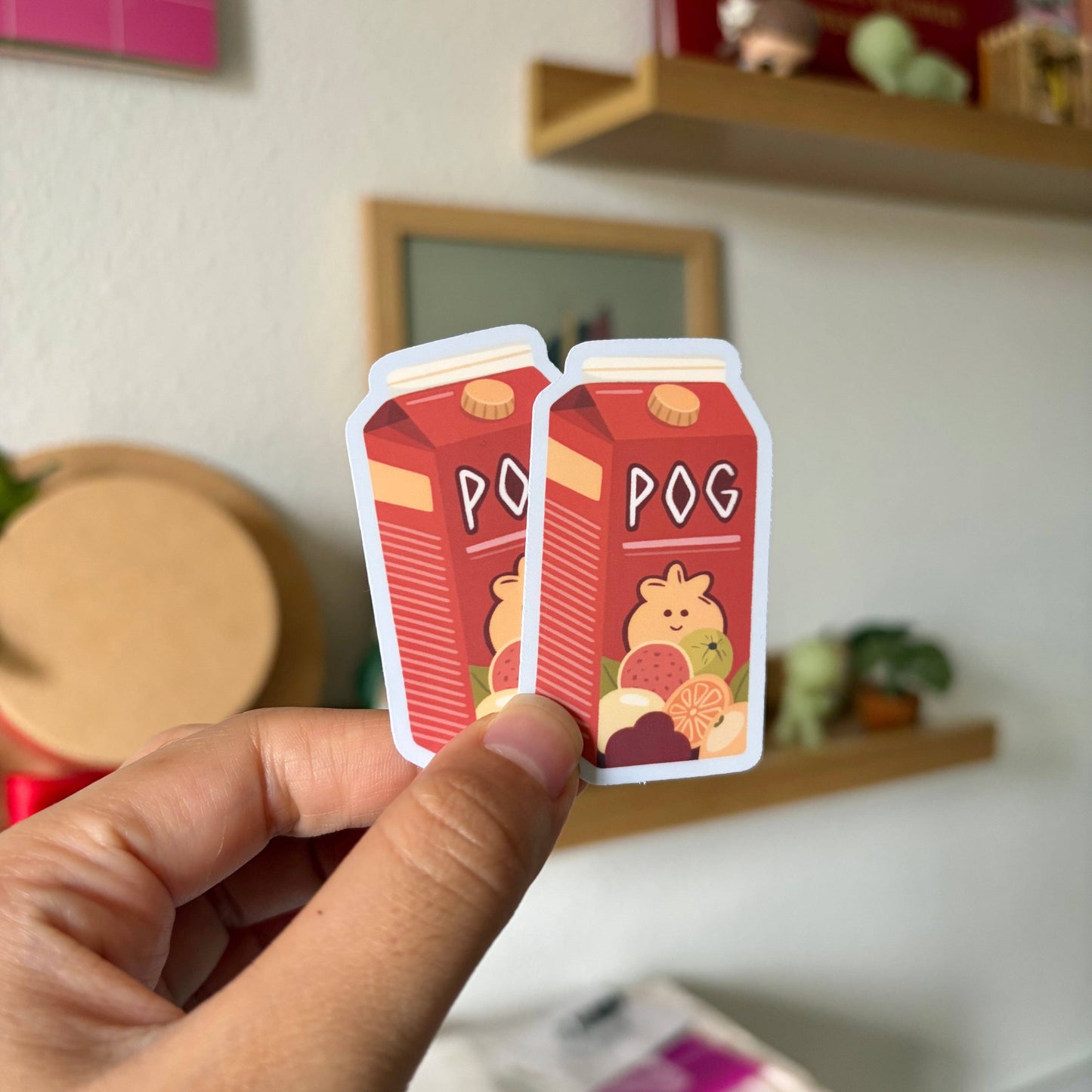Pog Carton Sticker