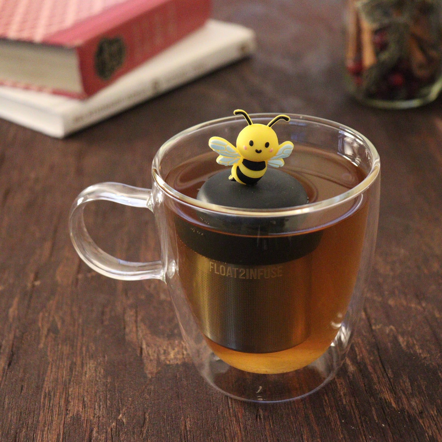 Floating Tea Infuser — Bumble Bee