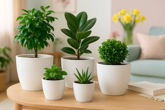 Matte Plastic Planter