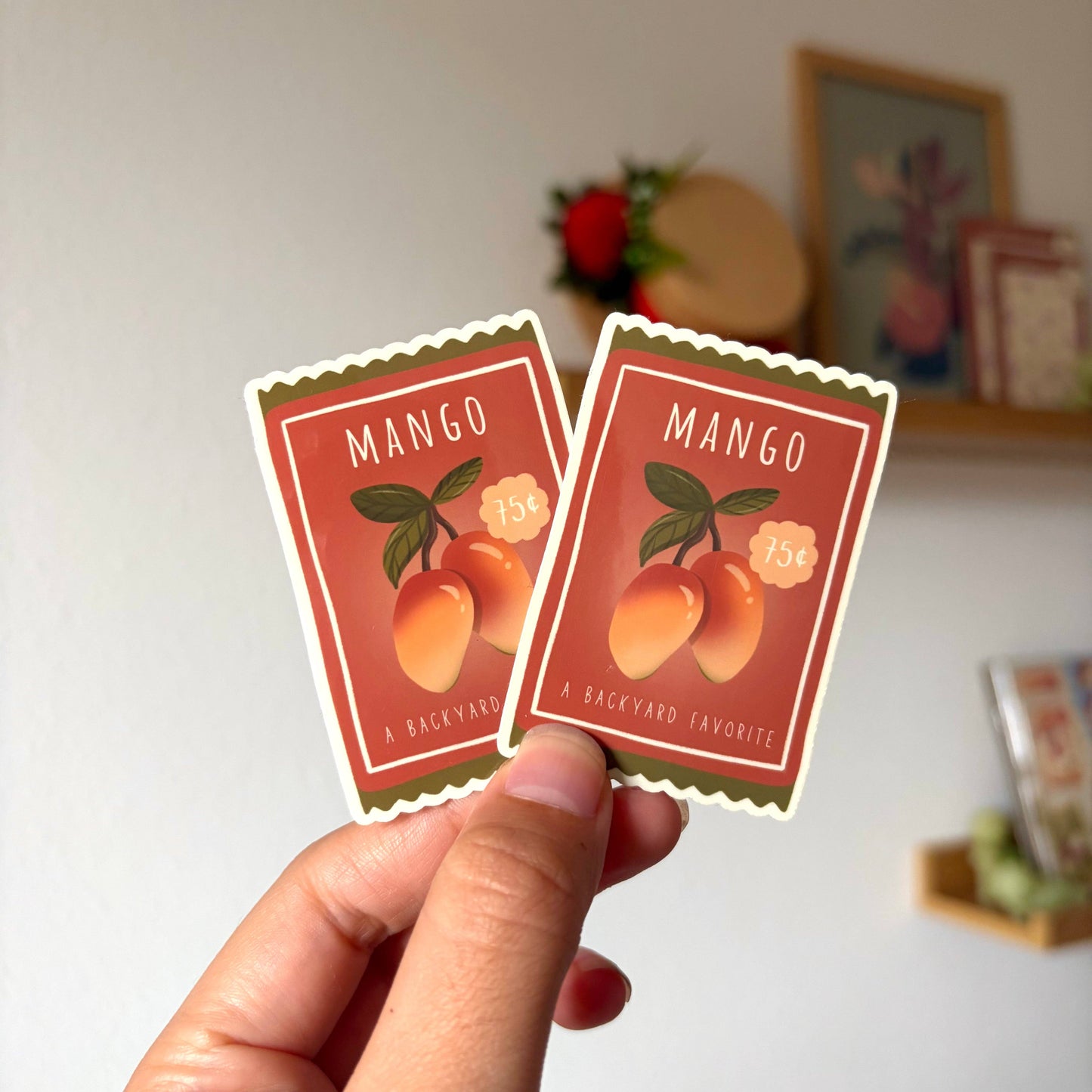 Mango Seed Packet Sticker