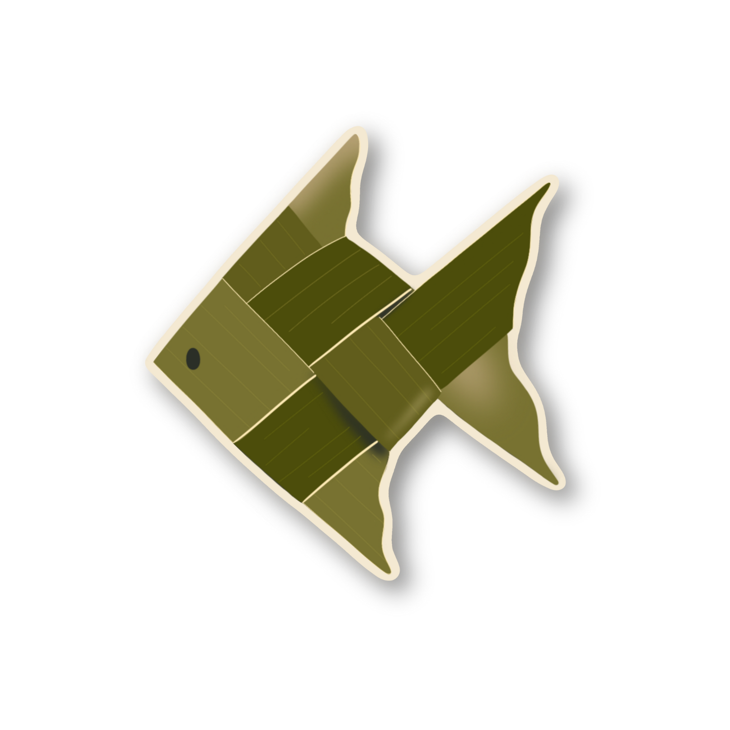 Woven Fish Sticker