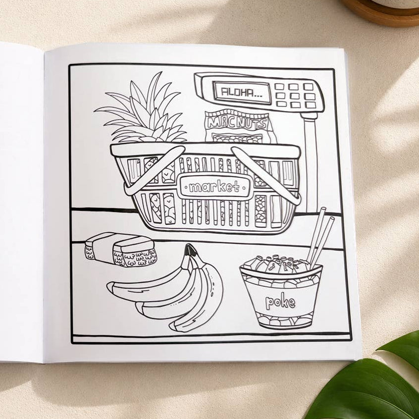 COLOR HAWAI'I Coloring Book