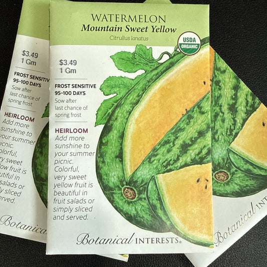Watermelon seeds 'Mountain Sweet Yellow'