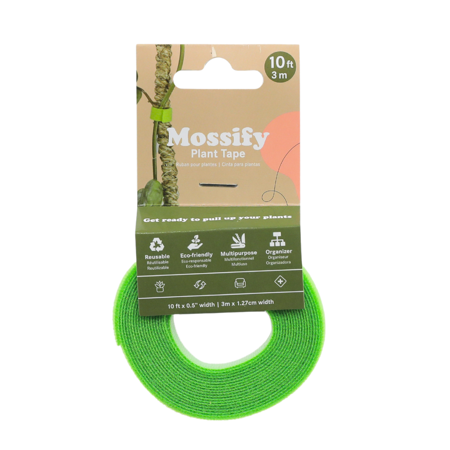 Reusable Plant Tape Pull Up & Support Indoor & Outdoor Plant