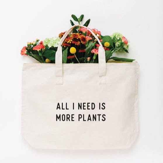 More Plants Tote Bag