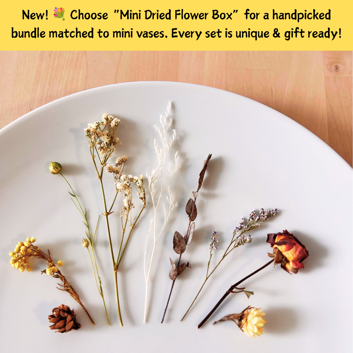 Mini Wooden Vase Fridge Magnets – Rustic Kitchen Decor Gift