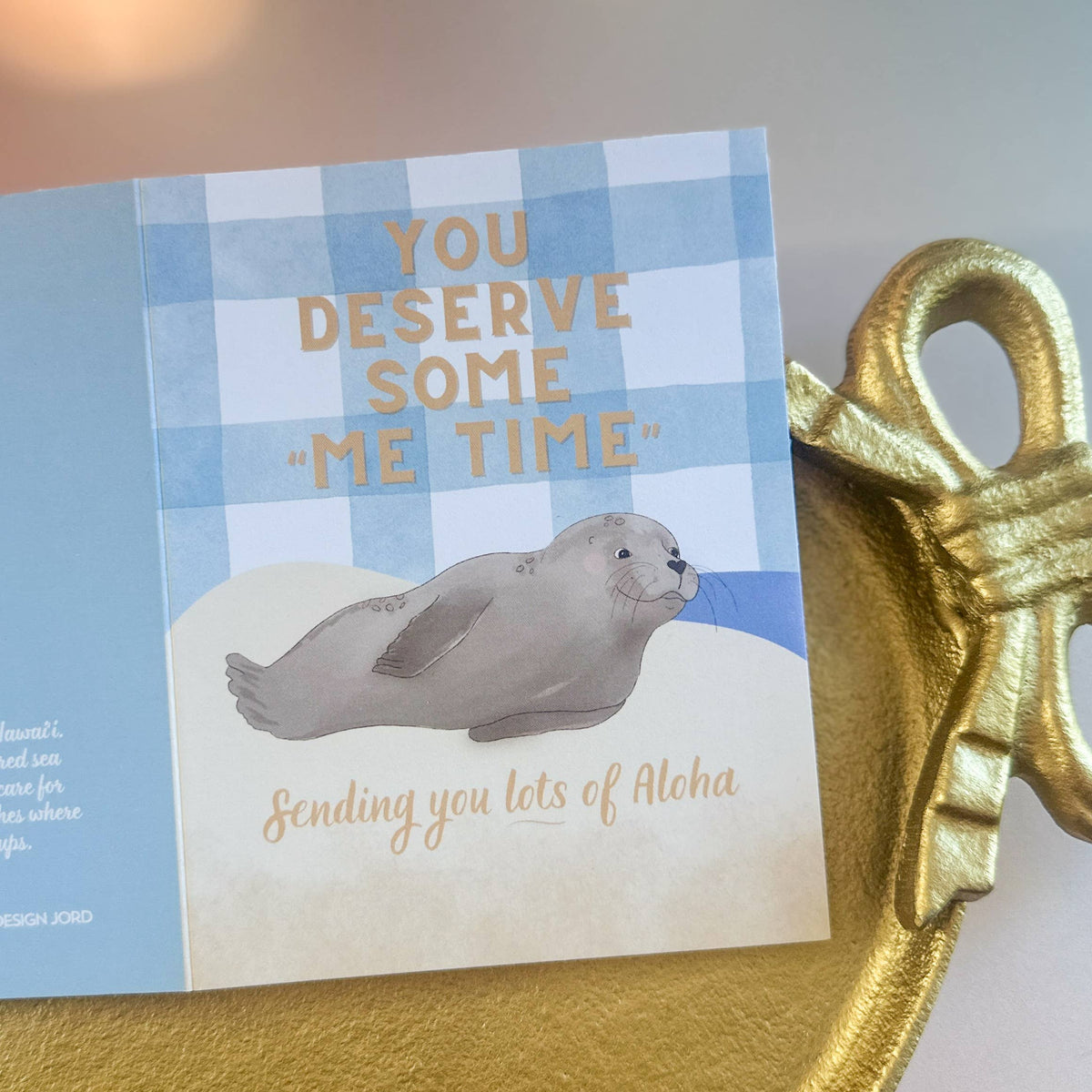 Monk Seal Me Time - Greeting Card