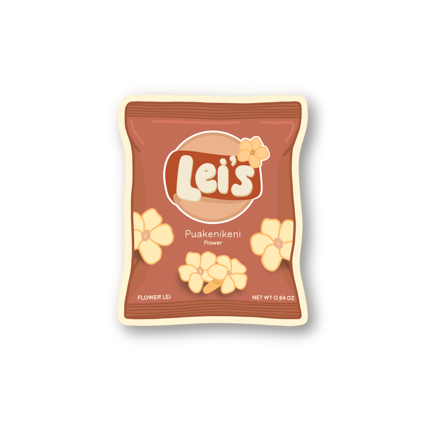 Bag of Lei's Sticker - Puakenikeni