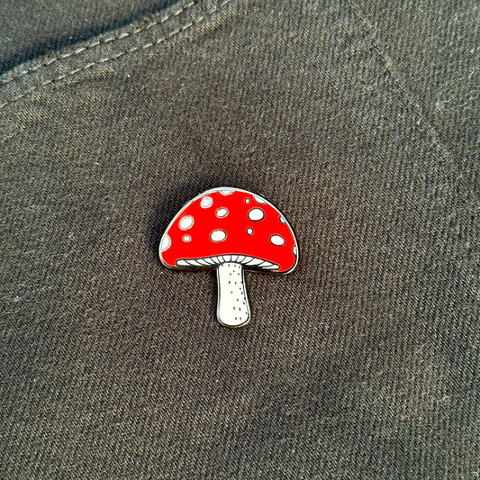 Mushroom Enamel Pin