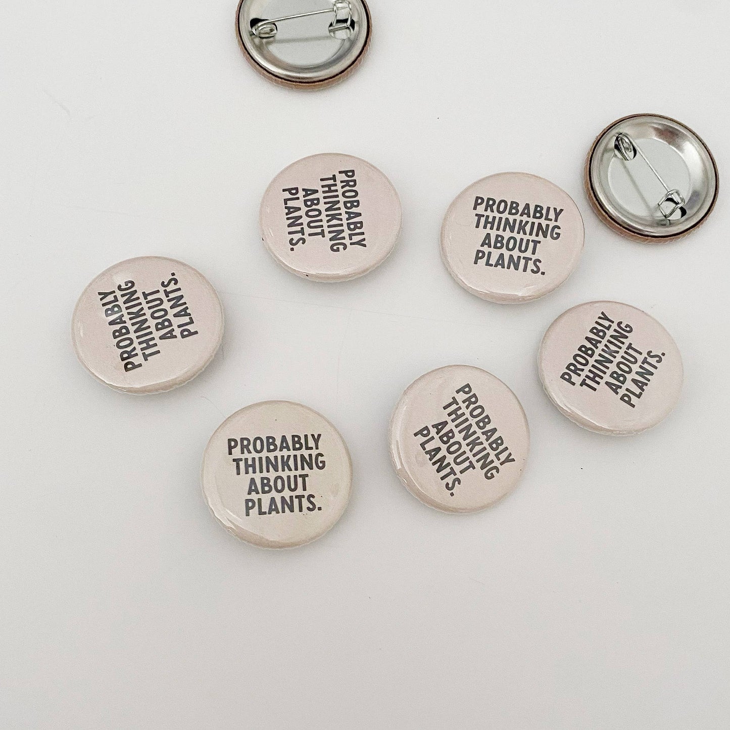 Probably thinking about plants button