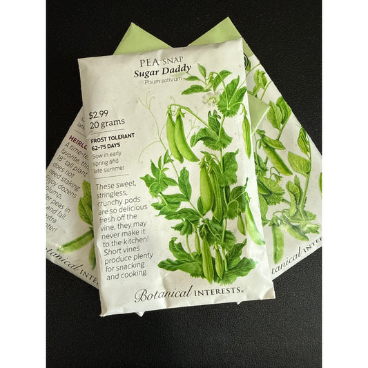 Pea Snap seeds, "Sugar Daddy"