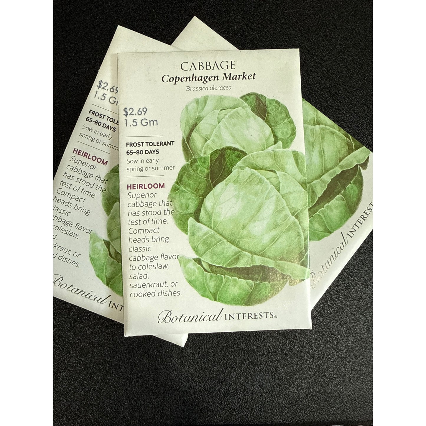 Cabbage seeds, "Copenhagen Market"