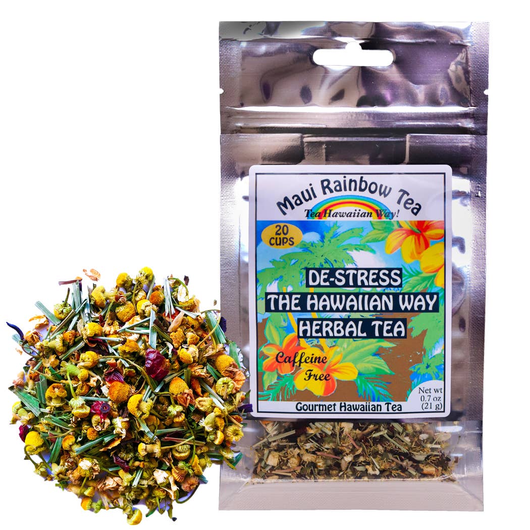 De-Stress the Hawaiian Way Herbal Tea - Stress Relief Tea