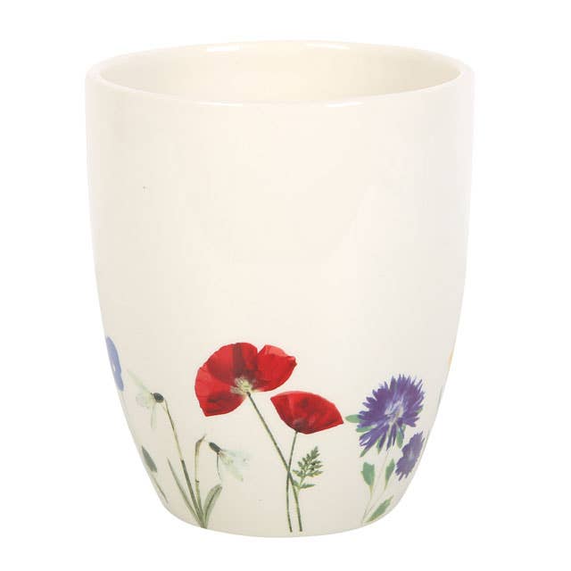 Wildflower Floral Ceramic Plant Pot