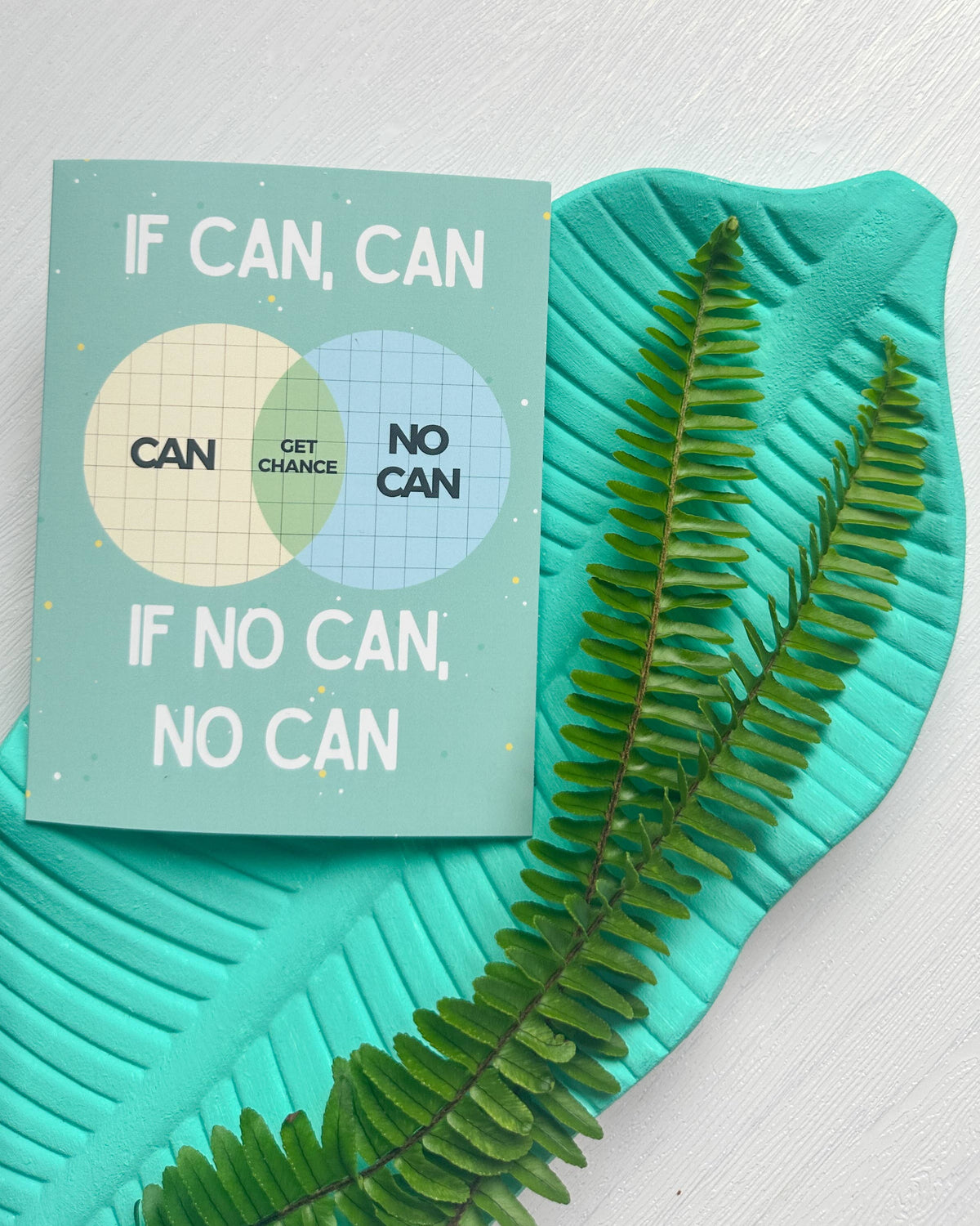 If Can, Can Venn Diagram - Greeting Card
