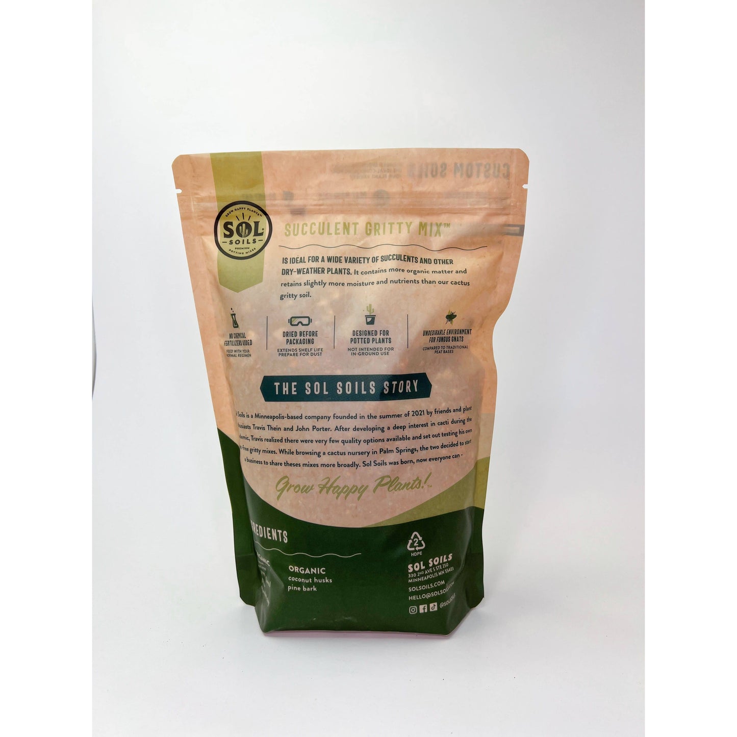 Soil (1Qt) Succulent Gritty Mix (Soilless)