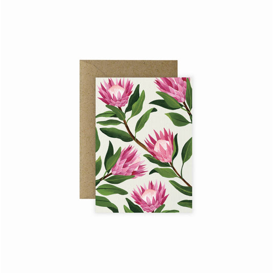 King Proteas Mini Greeting Card | Love & Valentine's Day