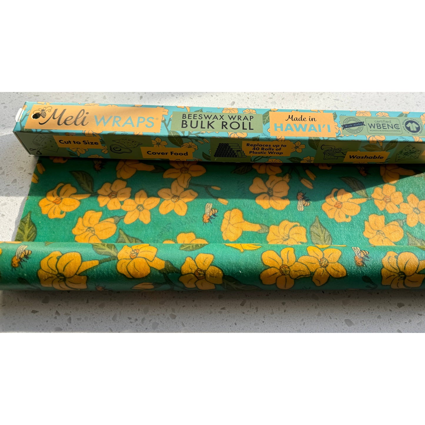 Puakenikeni & Bee Reusable Beeswax Food Wrap (Bulk Roll)