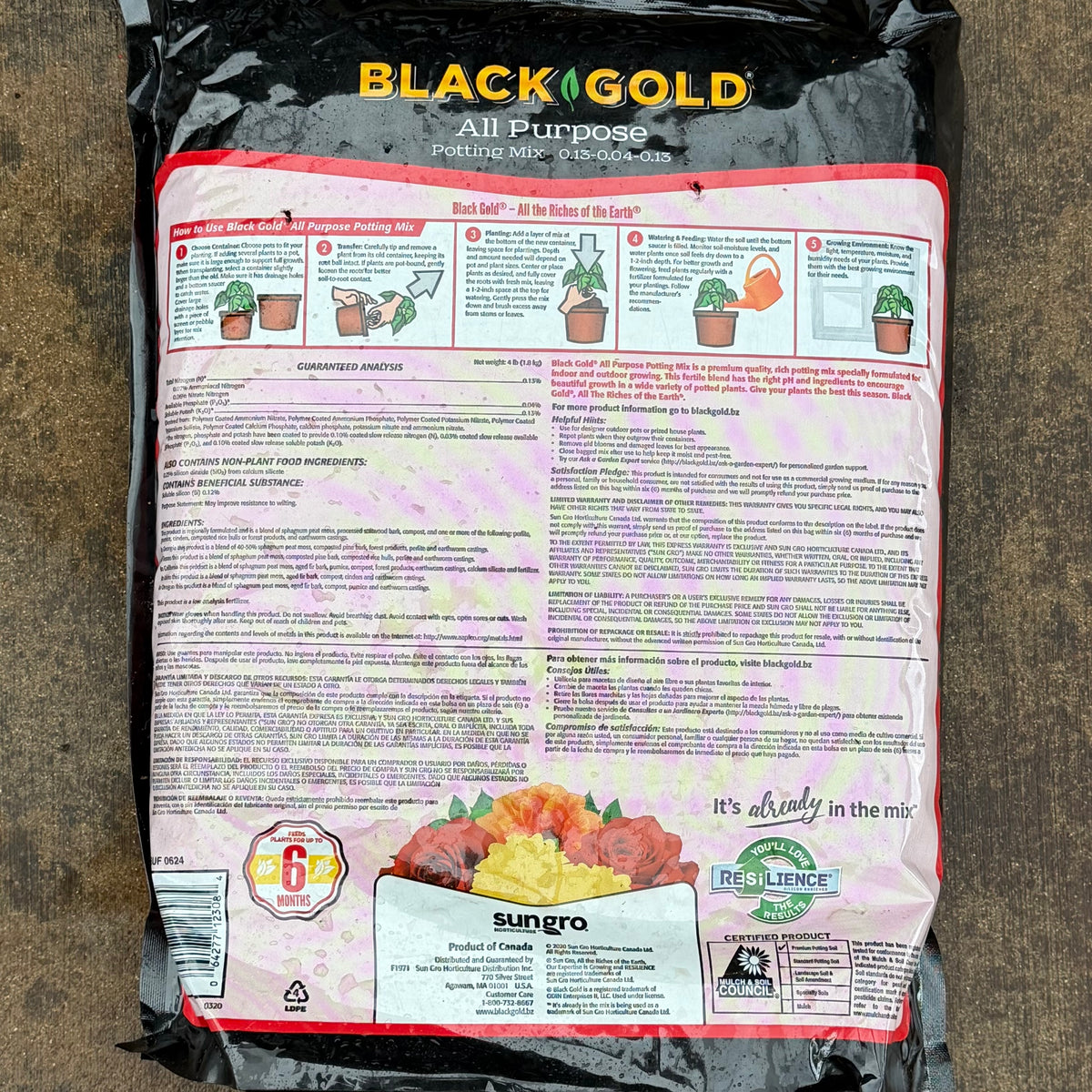 Black Gold Media - All Purpose Potting Mix